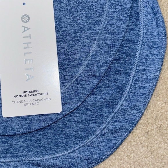 Athleta Uptempo Hoodie Sweatshirt, Blue, Women's Small - Picture 12 of 13